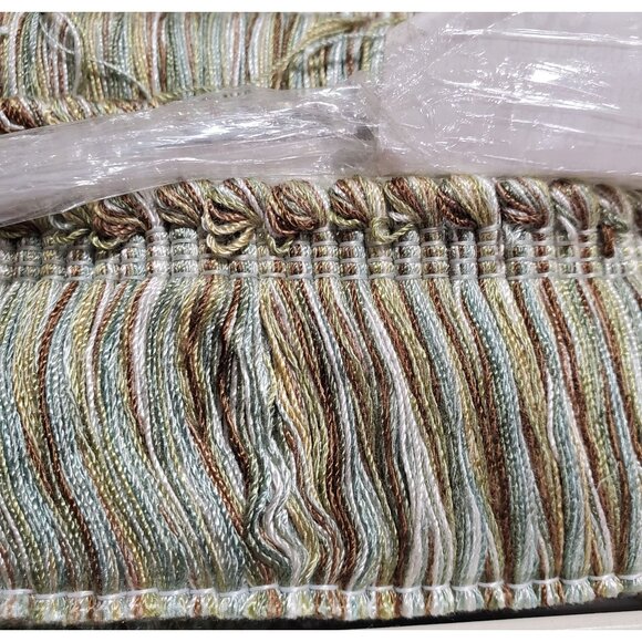 Stout Textiles 6.3 Yard 1251 Brush Fringe 2.25" Corded Header Trim Discontinued - Picture 7 of 10